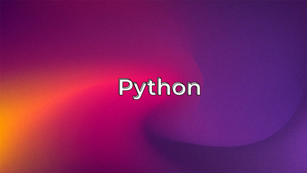 دوره متخصص پایتون (Python)